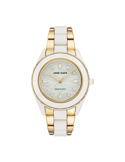 Fashion Anne Klein Consider It Solar Recycled Ocean Plastic Bracelet Watch