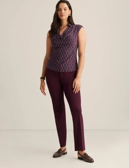 Cheap Anne Klein Cowl Neck Collar Top