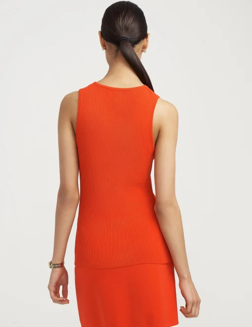 Discount Anne Klein Crewneck Sleeveless Sweater Shell- Sale
