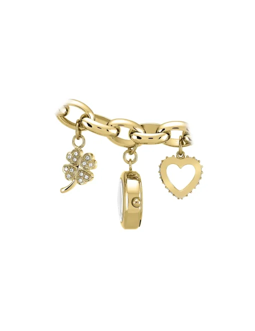 Online Anne Klein Crystal Accented Charm Bracelet Watch