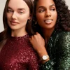 Flash Sale Anne Klein Crystal Accented Octagonal Case Watch