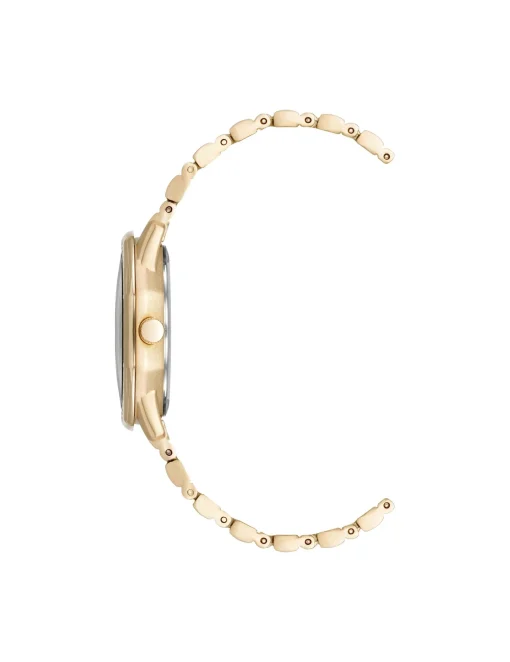 Flash Sale Anne Klein Crystal Accented Octagonal Case Watch