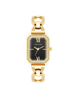 New Anne Klein Crystal Accented Open Link Watch