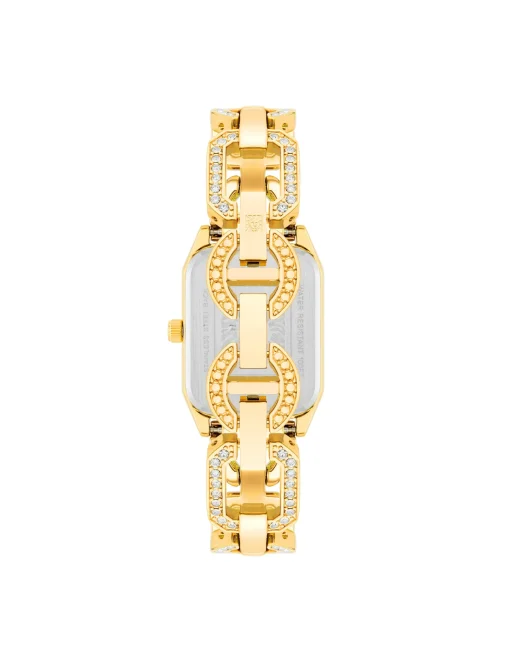 New Anne Klein Crystal Accented Open Link Watch