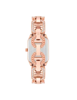 New Anne Klein Crystal Accented Open Link Watch