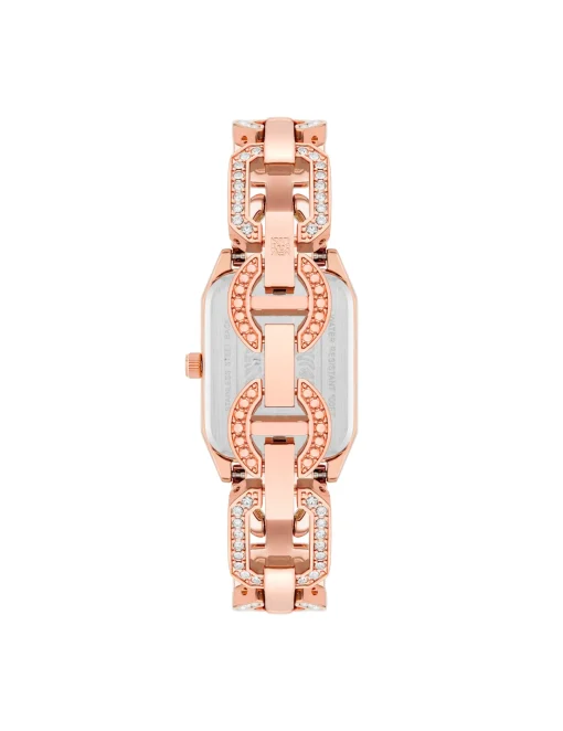New Anne Klein Crystal Accented Open Link Watch