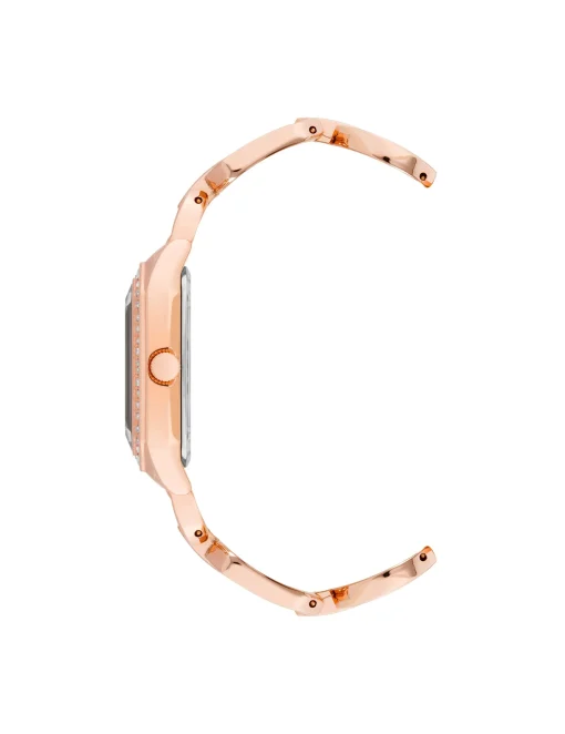 New Anne Klein Crystal Accented Open Link Watch