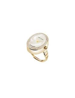 Clearance Anne Klein Crystal Bezel Ring Watch