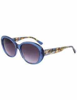Best Sale Anne Klein Crystal Glamorous Oval Sunglasses