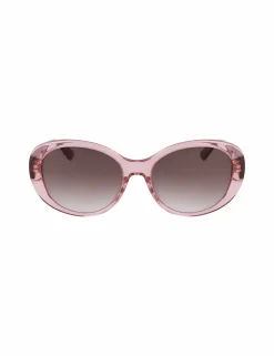 Best Sale Anne Klein Crystal Glamorous Oval Sunglasses