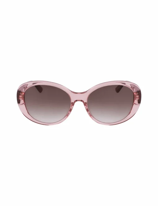 Best Sale Anne Klein Crystal Glamorous Oval Sunglasses