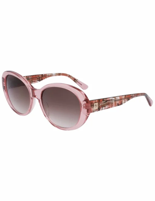 Best Sale Anne Klein Crystal Glamorous Oval Sunglasses