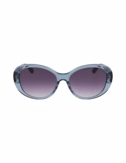 Best Sale Anne Klein Crystal Glamorous Oval Sunglasses