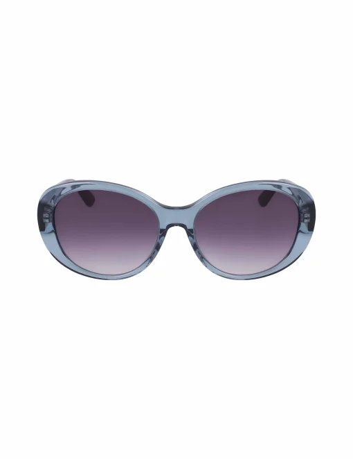 Best Sale Anne Klein Crystal Glamorous Oval Sunglasses