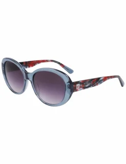 Best Sale Anne Klein Crystal Glamorous Oval Sunglasses
