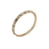 Flash Sale Anne Klein Crystal Oval Hinge Baguette Bangle Bracelet