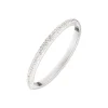 Clearance Anne Klein Crystal Pave Bangle Bracelet Silver-Tone