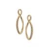 Hot Anne Klein Crystal Post Twist Drop Earrings