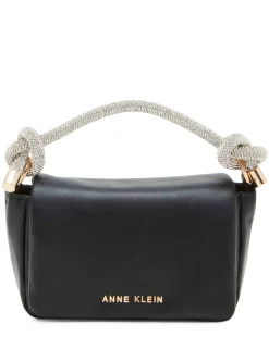 Hot Anne Klein Crystalized Handle Mini Flap Crossbody