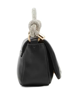 Hot Anne Klein Crystalized Handle Mini Flap Crossbody