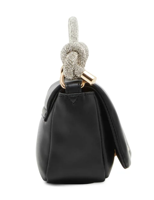 Hot Anne Klein Crystalized Handle Mini Flap Crossbody
