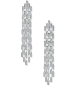 New Anne Klein CZ Drama Post Drop Earrings