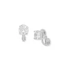 Clearance Anne Klein CZ Silver Clip On Studs
