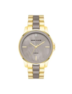 Fashion Anne Klein Diamond Accented Ceramic Boyfriend Watch- Sale