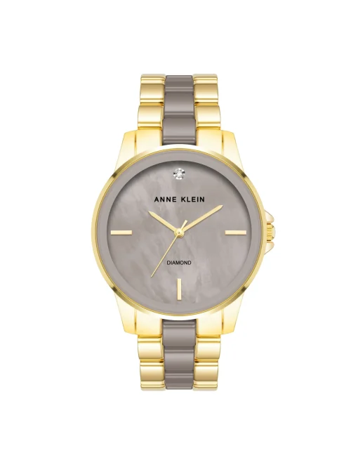 Fashion Anne Klein Diamond Accented Ceramic Boyfriend Watch- Sale