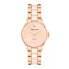 Sale Anne Klein Diamond Accented Ceramic Bracelet Watch Blush/Rose Gold-Tone