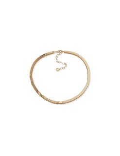 Cheap Anne Klein Disc Chain Collar Necklace