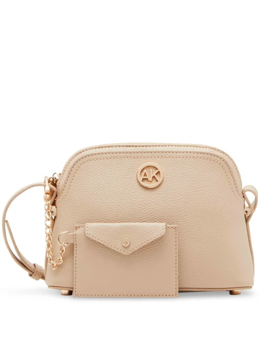 New Anne Klein Dome Crossbody With Card Case