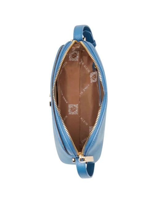 New Anne Klein Dome Crossbody With Card Case