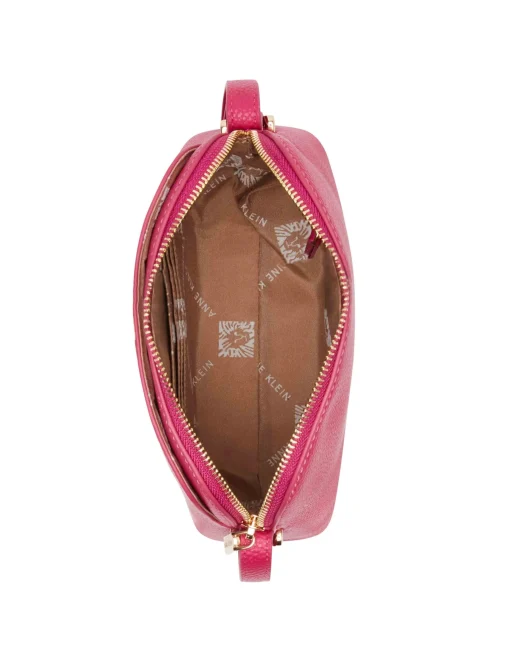 New Anne Klein Dome Crossbody With Card Case