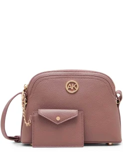 Best Sale Anne Klein Dome Crossbody With Detachable Card Case