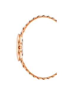Clearance Anne Klein Double Chain Bracelet Watch- Sale Rose Gold-Tone