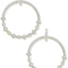 Fashion Anne Klein Drop Hoop Earring