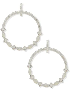 Fashion Anne Klein Drop Hoop Earring