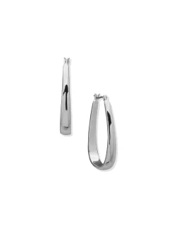 Flash Sale Anne Klein Elongated Hoop Earrings