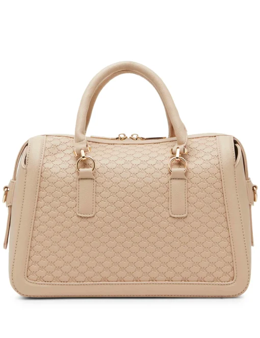 Sale Anne Klein Embossed Ak Logo Top Zip Satchel