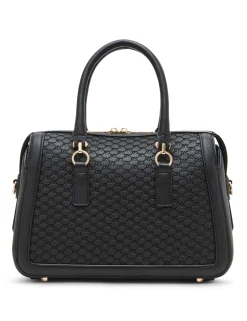 Sale Anne Klein Embossed Ak Logo Top Zip Satchel