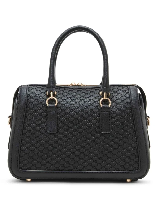 Sale Anne Klein Embossed Ak Logo Top Zip Satchel