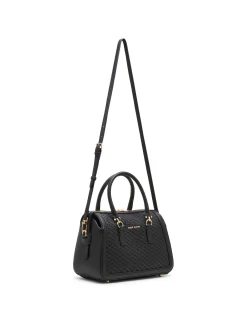 Sale Anne Klein Embossed Ak Logo Top Zip Satchel