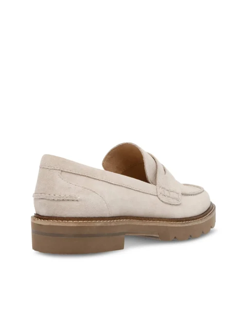 Shop Anne Klein Emmylou Suede Loafer Beige