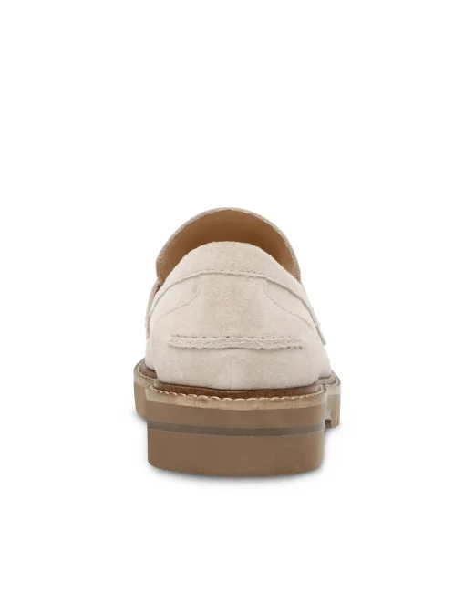 Shop Anne Klein Emmylou Suede Loafer Beige