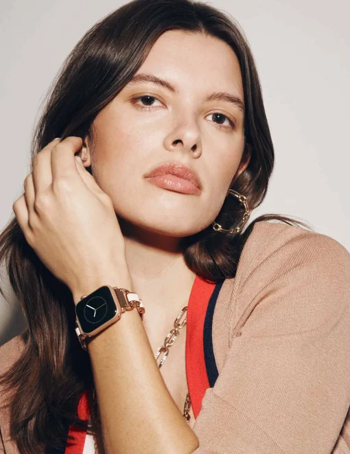 Best Sale Anne Klein Enamel Link Bracelet Band For Apple Watch®