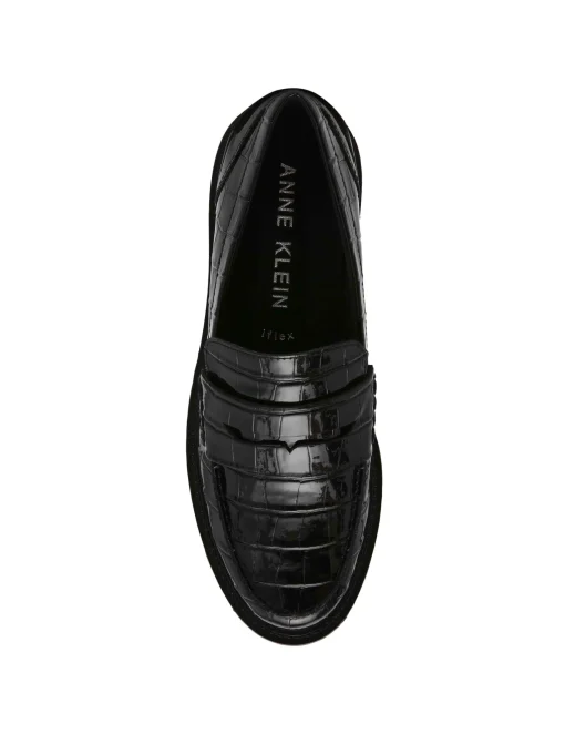 Best Anne Klein Eryn Loafer Black Croc