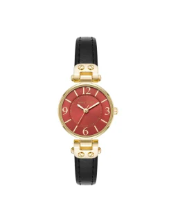 Best Sale Anne Klein Essential Leather Strap Watch