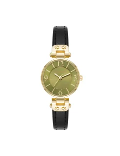 Best Sale Anne Klein Essential Leather Strap Watch
