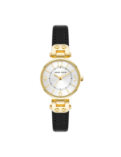 Best Sale Anne Klein Essential Leather Strap Watch